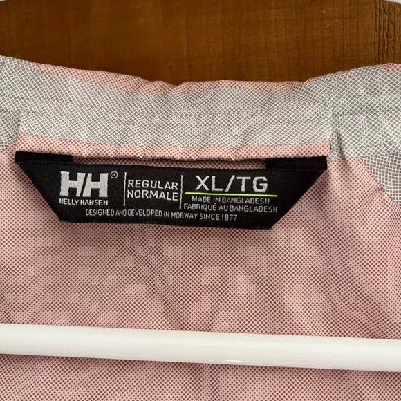 Helly Hansen Yu Ervik Waterproof Rain Full Zip Up Jacket in Red size XL - Picture 4 of 10